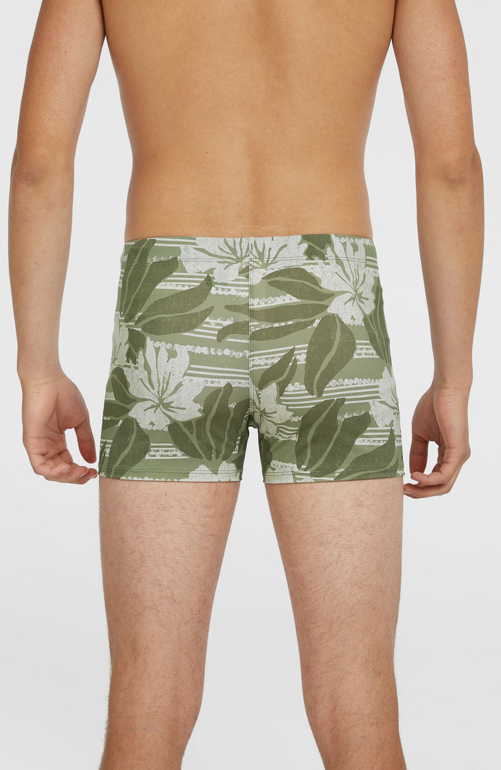 Boxer Essentials Floral | Green Tonal Dusty Flower