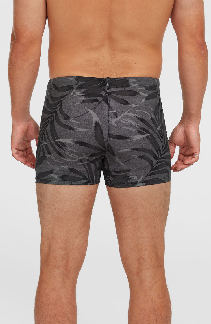 Boxer Essentials Floral | Black Dipped Leaves