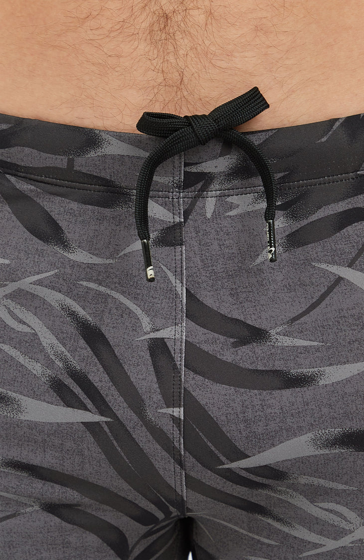 Boxer Essentials Floral | Black Dipped Leaves