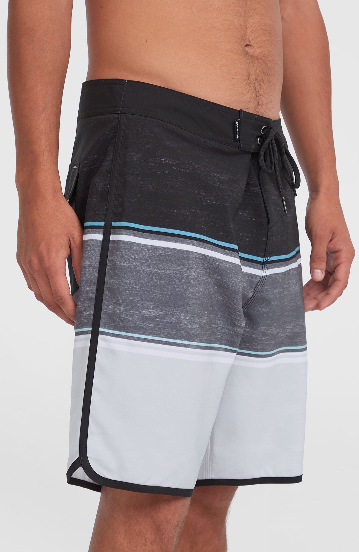Boardshort Lennox Scallop 19 | Black Out Colour Block