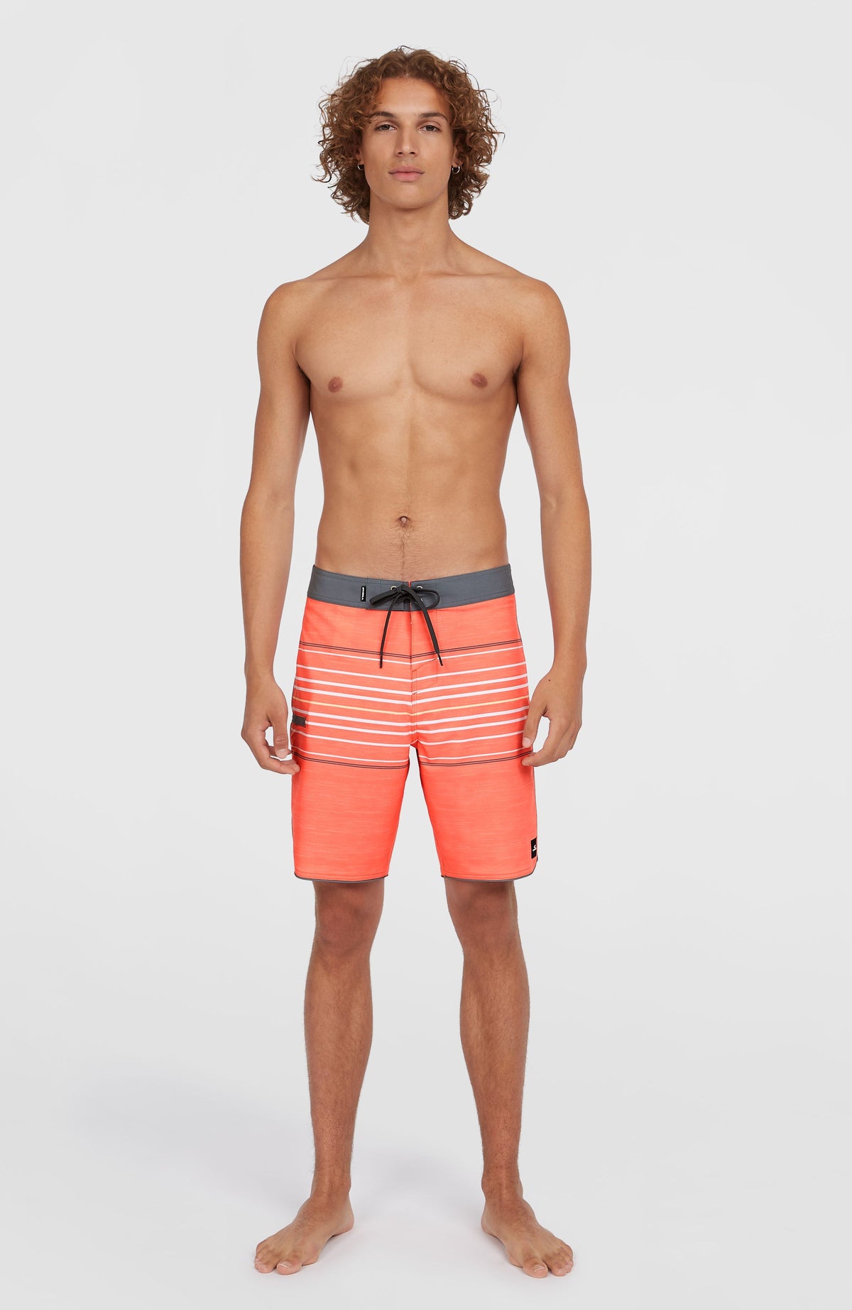Boardshort Hyperfreak Heat Stripe Scallop 18 | Peach Echo Heat Stripe