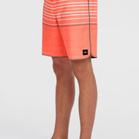 Boardshort Hyperfreak Heat Stripe Scallop 18 | Peach Echo Heat Stripe