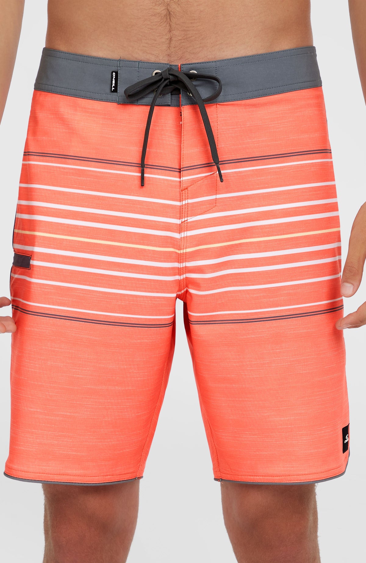 Boardshort Hyperfreak Heat Stripe Scallop 18 | Peach Echo Heat Stripe