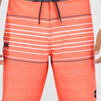 Boardshort Hyperfreak Heat Stripe Scallop 18 | Peach Echo Heat Stripe