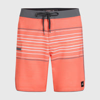 Boardshort Hyperfreak Heat Stripe Scallop 18 | Peach Echo Heat Stripe