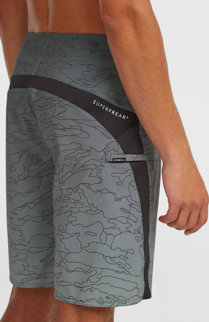 Boardshort Superfreak Mysto 20 | Dark Shadow Panel