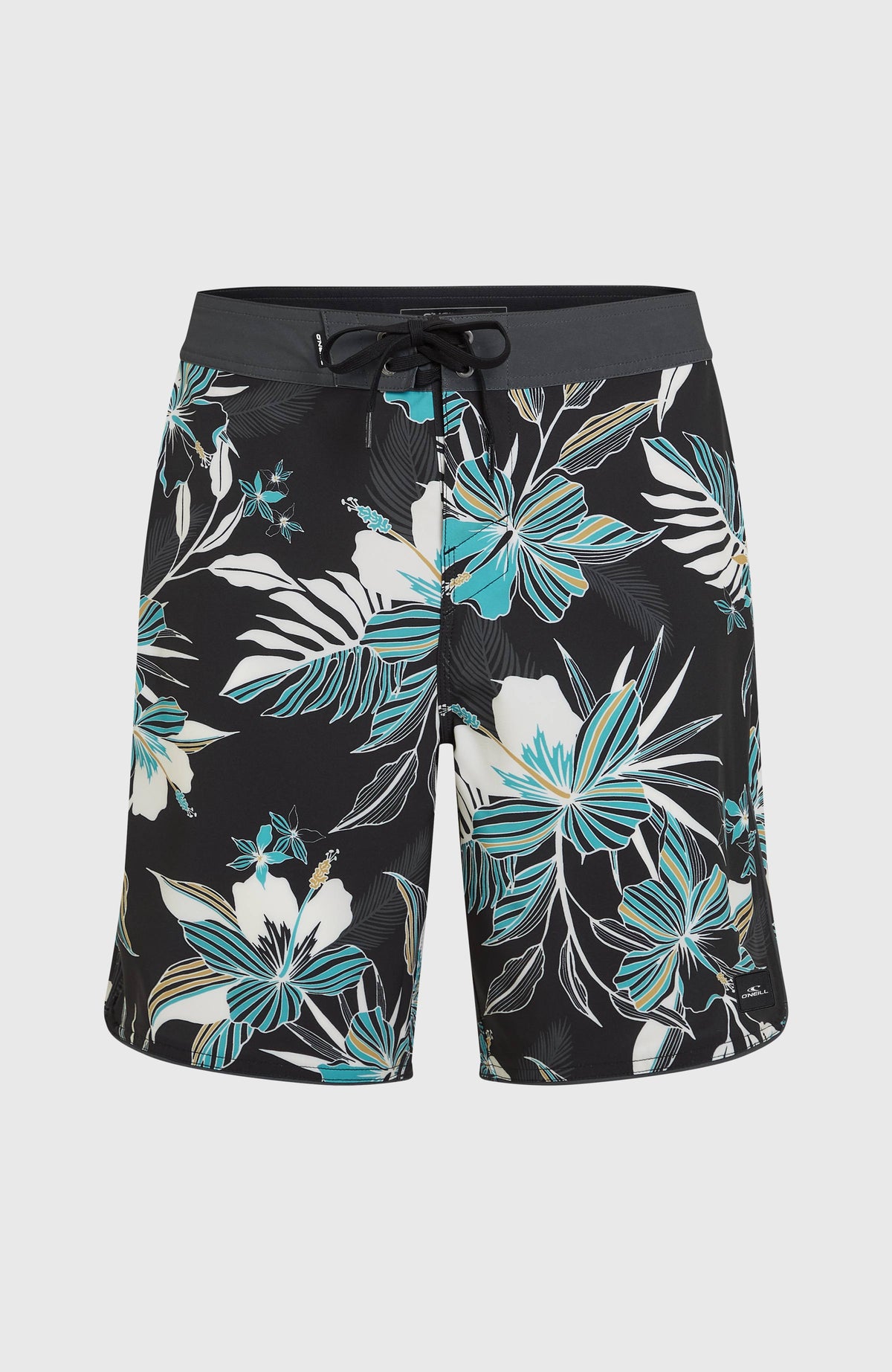 Boardshort Hyperfreak Mysto Scallop 19 | Black Mysto Scallop