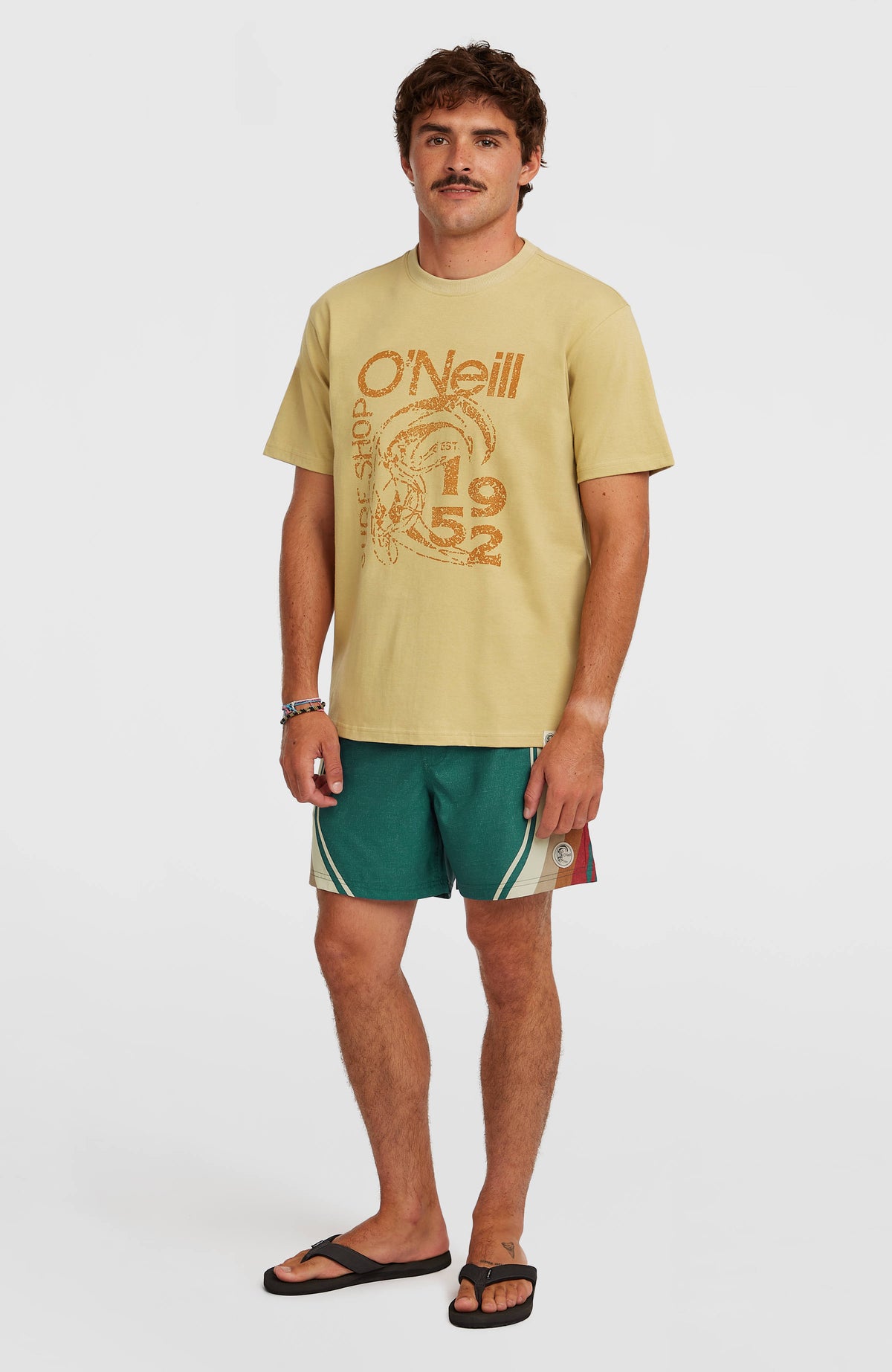 Short de bain O'Riginals Longboard 15 | Green Originals Sideburns