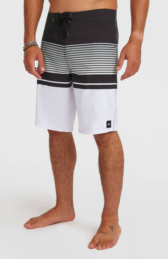 Boardshort Lennox Stripe 21 | White Lennox Stripe