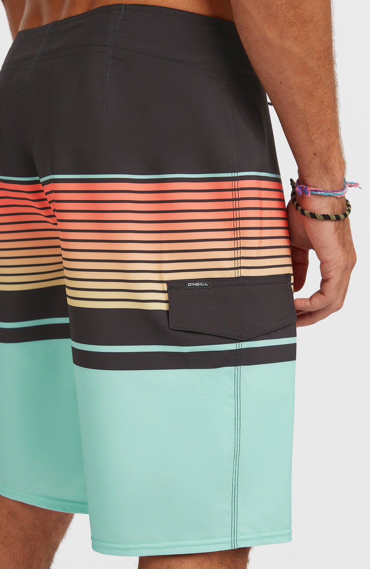 Boardshort Lennox Stripe 21 | Canal Blue Lennox Stripe