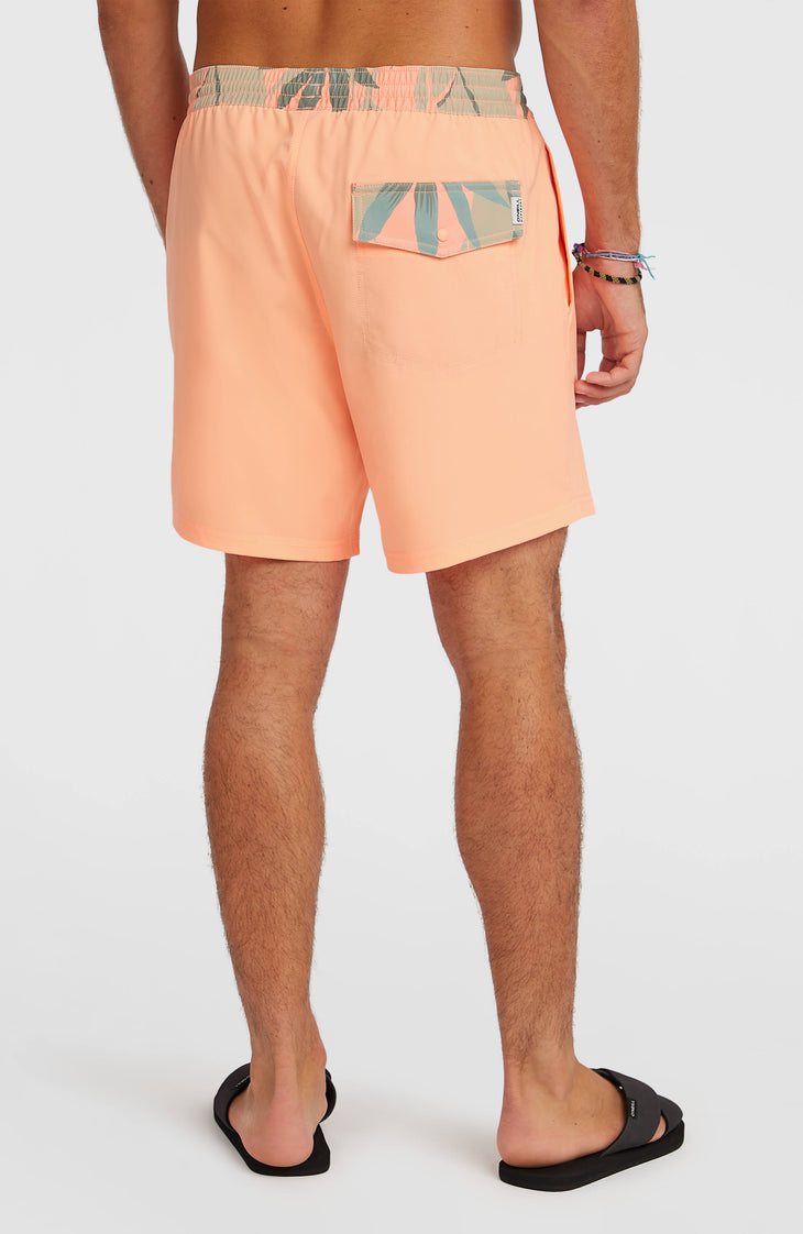 Short de bain Pocket Print 16'' | Funky Peach