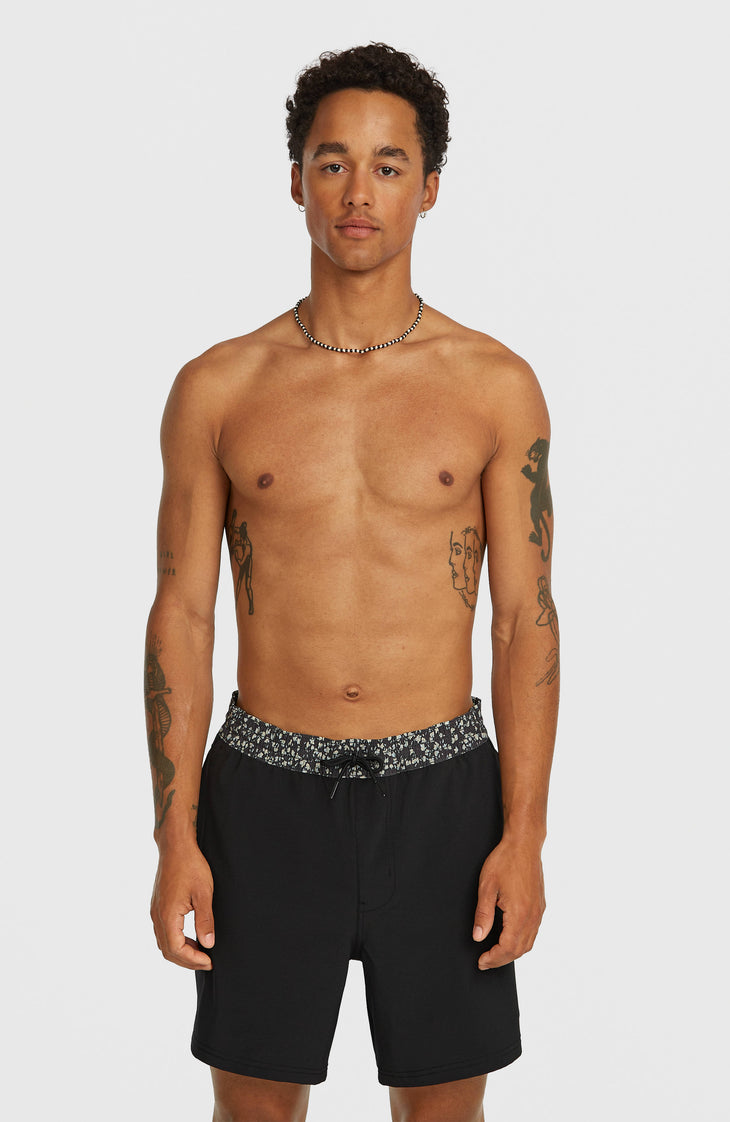Short de bain Pocket Print 16'' | Black Out