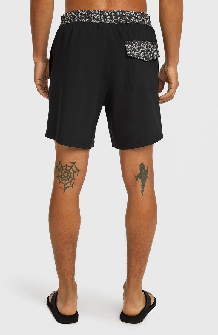 Short de bain Pocket Print 16'' | Black Out