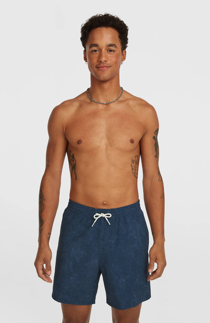 Short de bain O'Riginals Cali Ocean 16'' | Dark Blue Originals Acid Wash