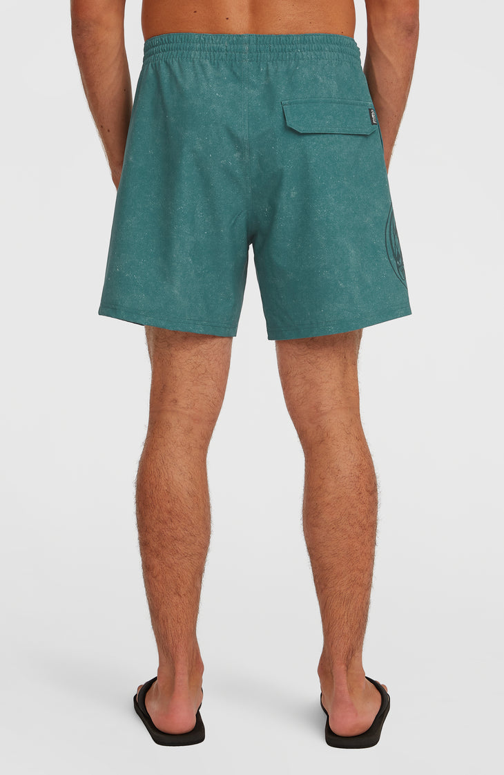 Short de bain O'Riginals Cali Ocean 16'' | Green Originals Acid Wash