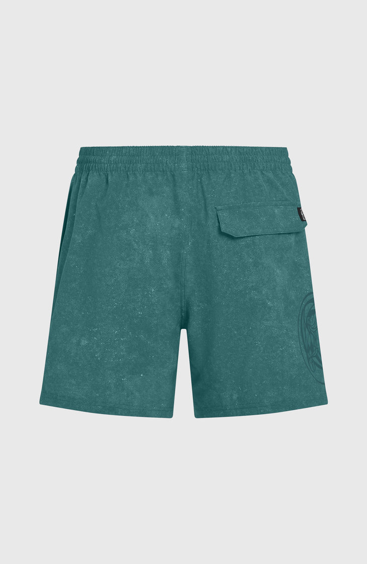 Short de bain O'Riginals Cali Ocean 16'' | Green Originals Acid Wash
