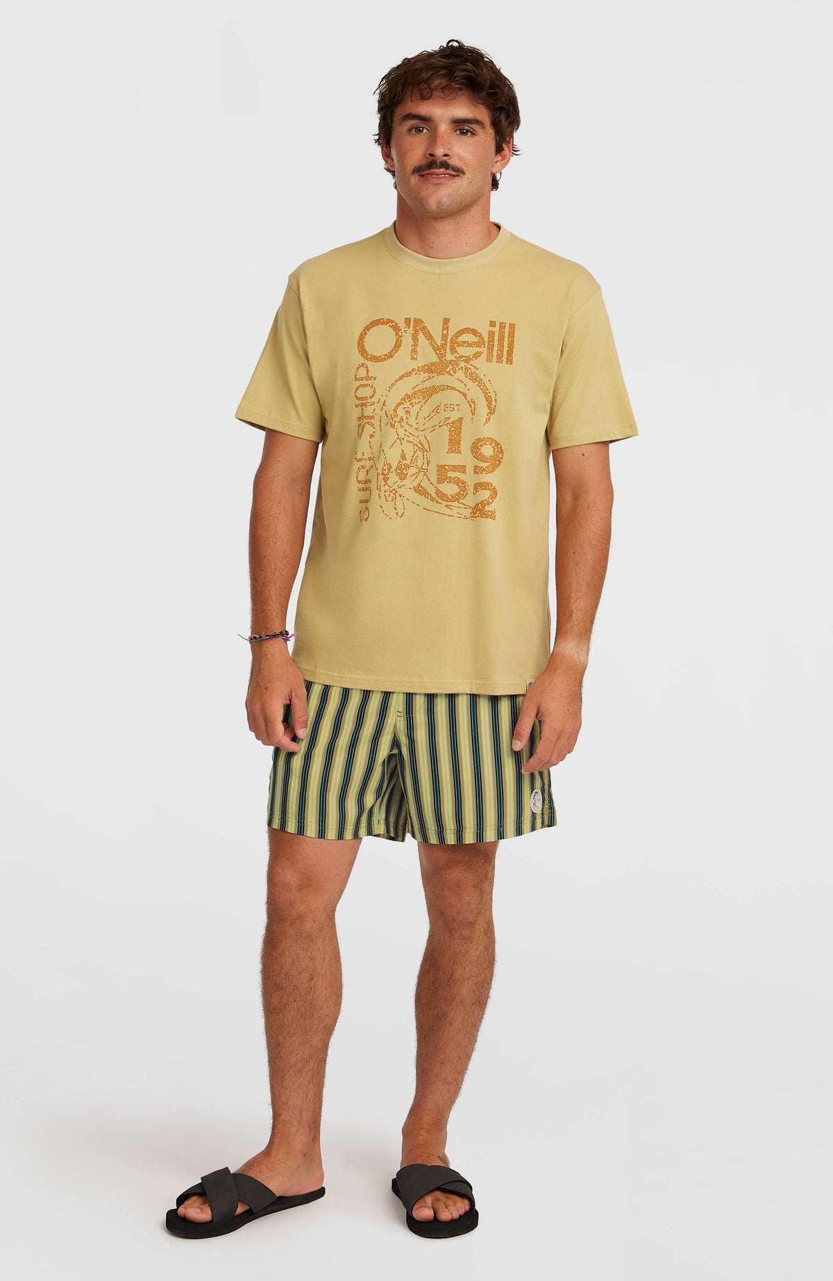 Shorts de bain O'Riginals Stripe 15 | Yellow Originals stripe