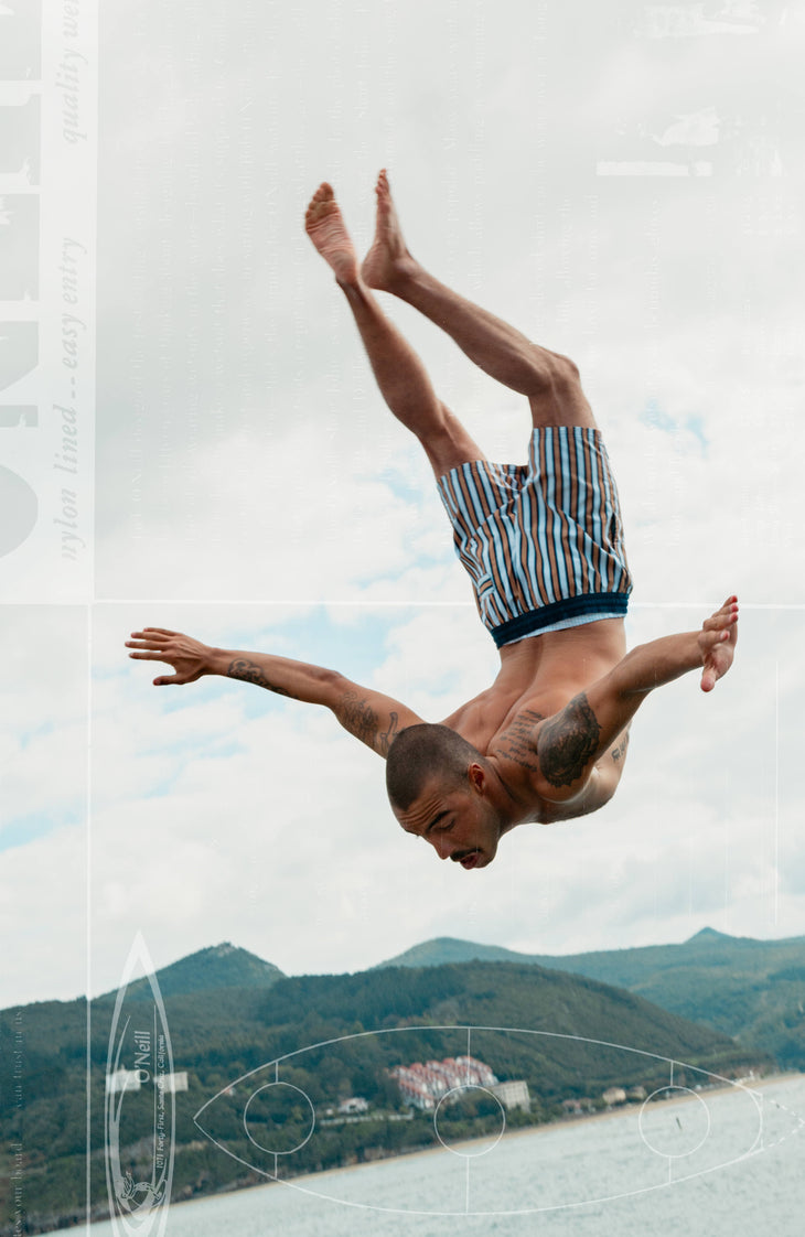 Shorts de bain O'Riginals Stripe 15 | Blue Originals stripe