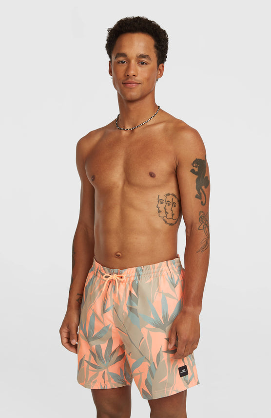 Short de bain O'Neill Print 16 | Orange Tropicana Big