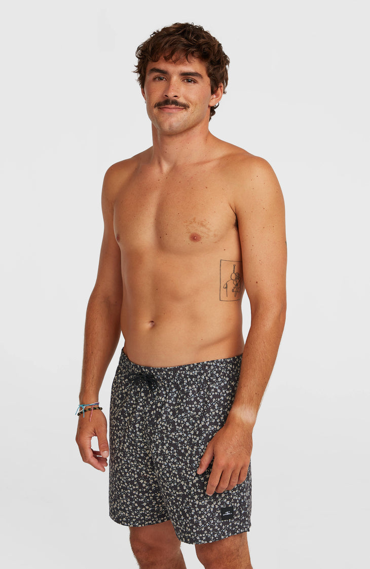 Short de bain O'Neill Print 16 | Black Dot Flower