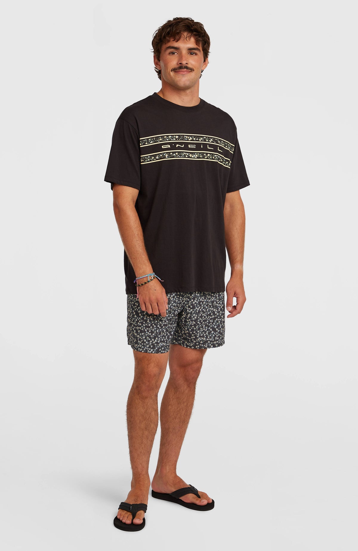 Short de bain O'Neill Print 16 | Black Dot Flower