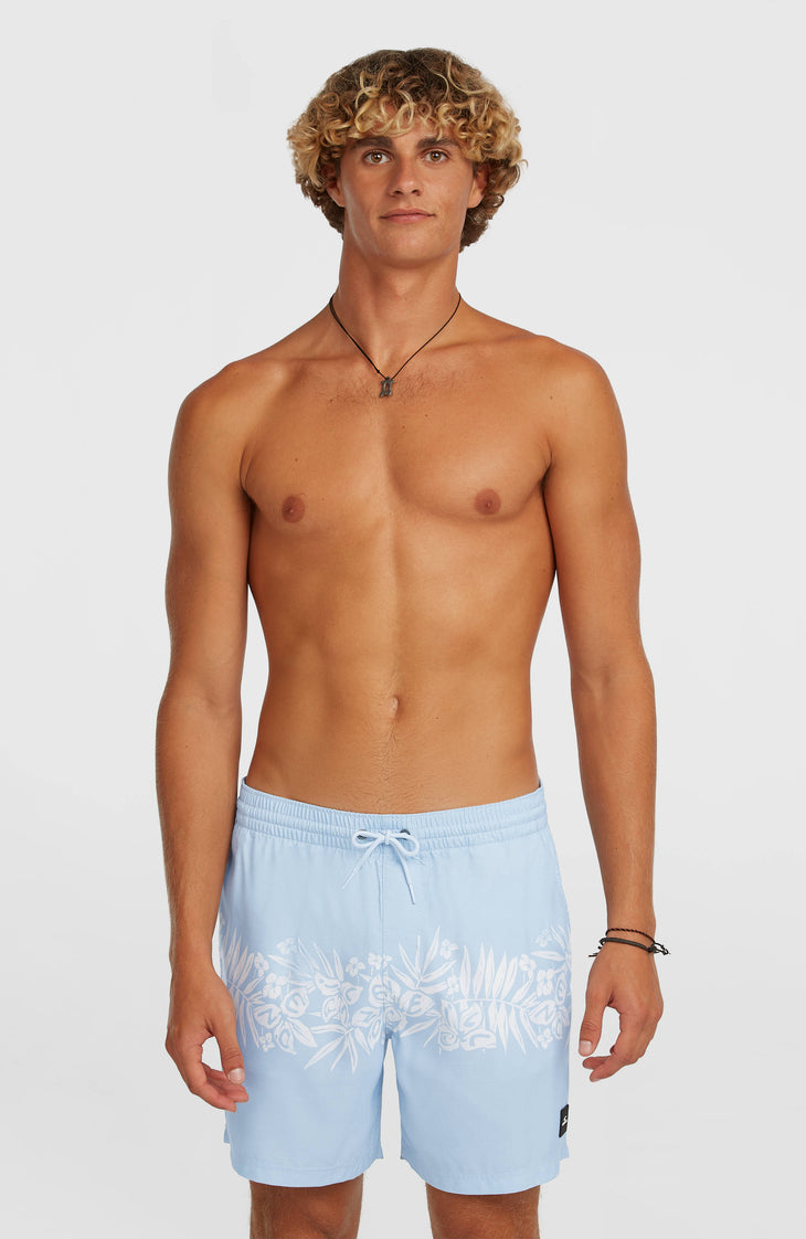Short de bain O'Neill Uni Flower 16'' | Light Blue Tropical Stripe