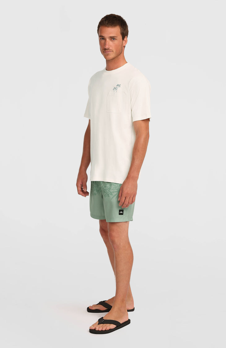 Short de bain O'Neill Uni Flower 16'' | Green Tropical Stripe