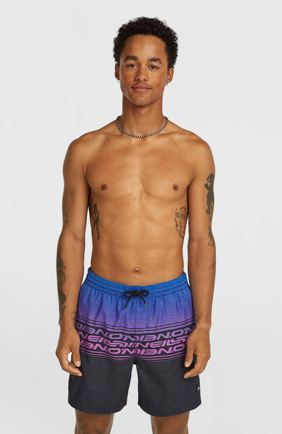 Short de bain Logo Stripe 16'' | Blue Heritage O'Neill Stripe