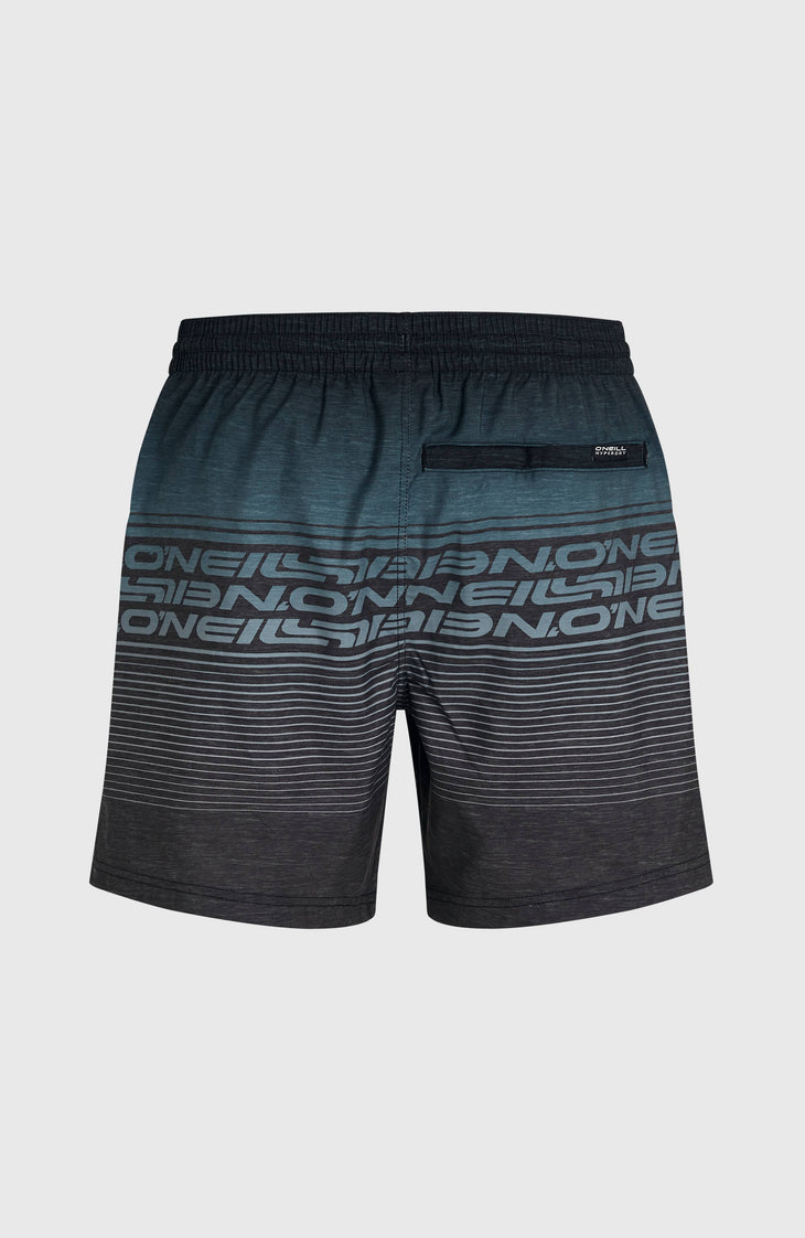 Short de bain Logo Stripe 16'' | Black Out Heritage O'Neill Stripe