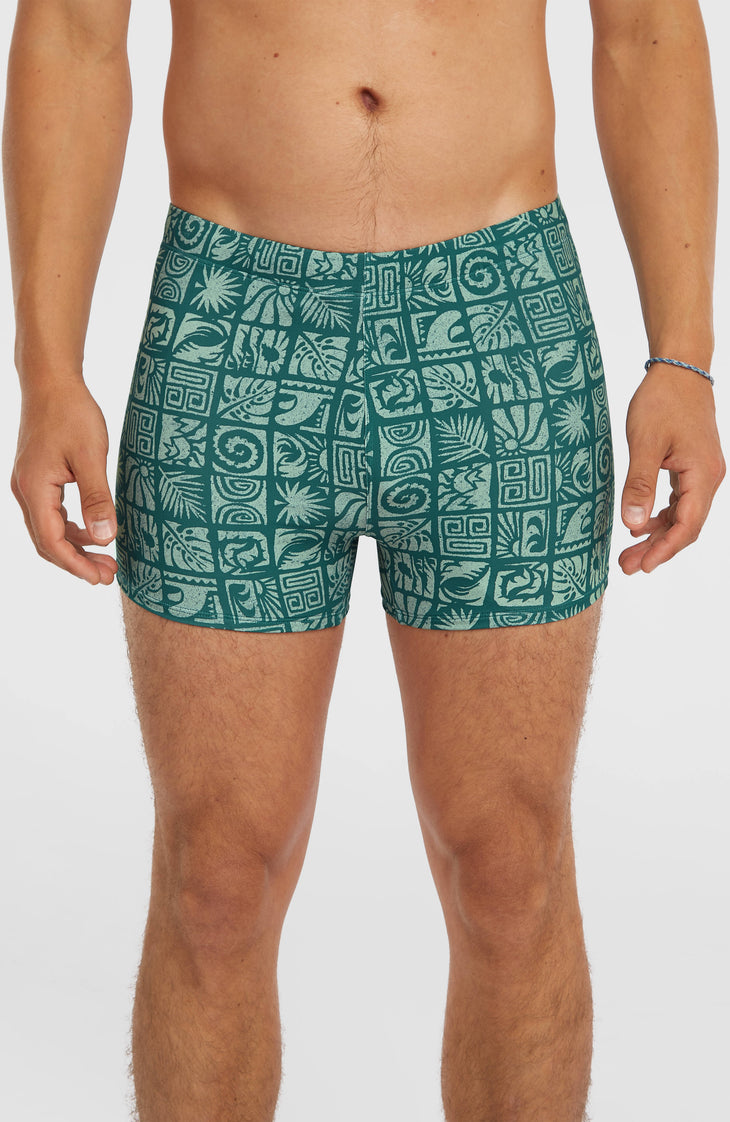 Boxer Essentials All-Over-Print | Blue Bricks