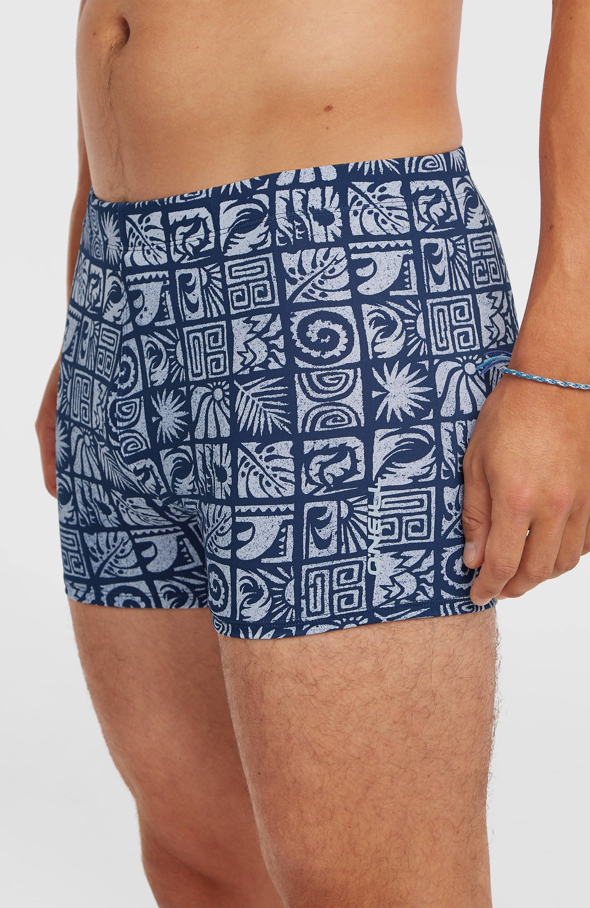 Boxer Essentials All-Over-Print | Dark Blue Bricks