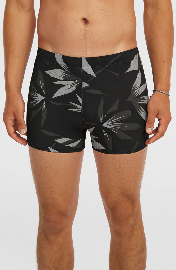 Boxer Essentials All-Over-Print | Black Tropicana Small