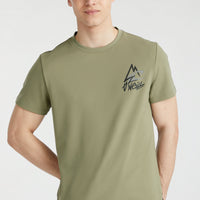 T-shirt O'Neill TRVLR Series Plutoniam | Deep Lichen Green