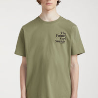 T-Shirt Future Surf Society | Deep Lichen Green