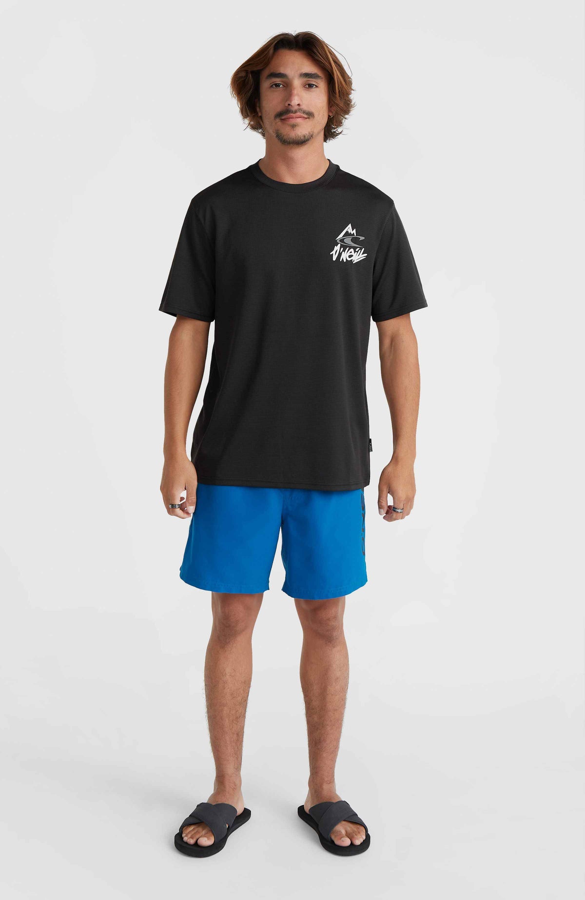 T-shirt O'Neill Hybrid Logo Polygiene | Black Out