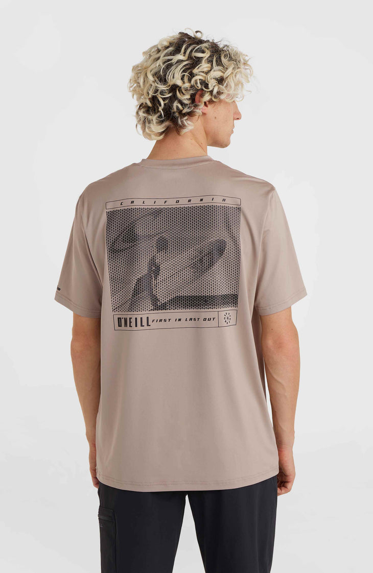 T-shirt O'Neill TRVLR Series Photoprint Polygiene | Pumpkin Smoke