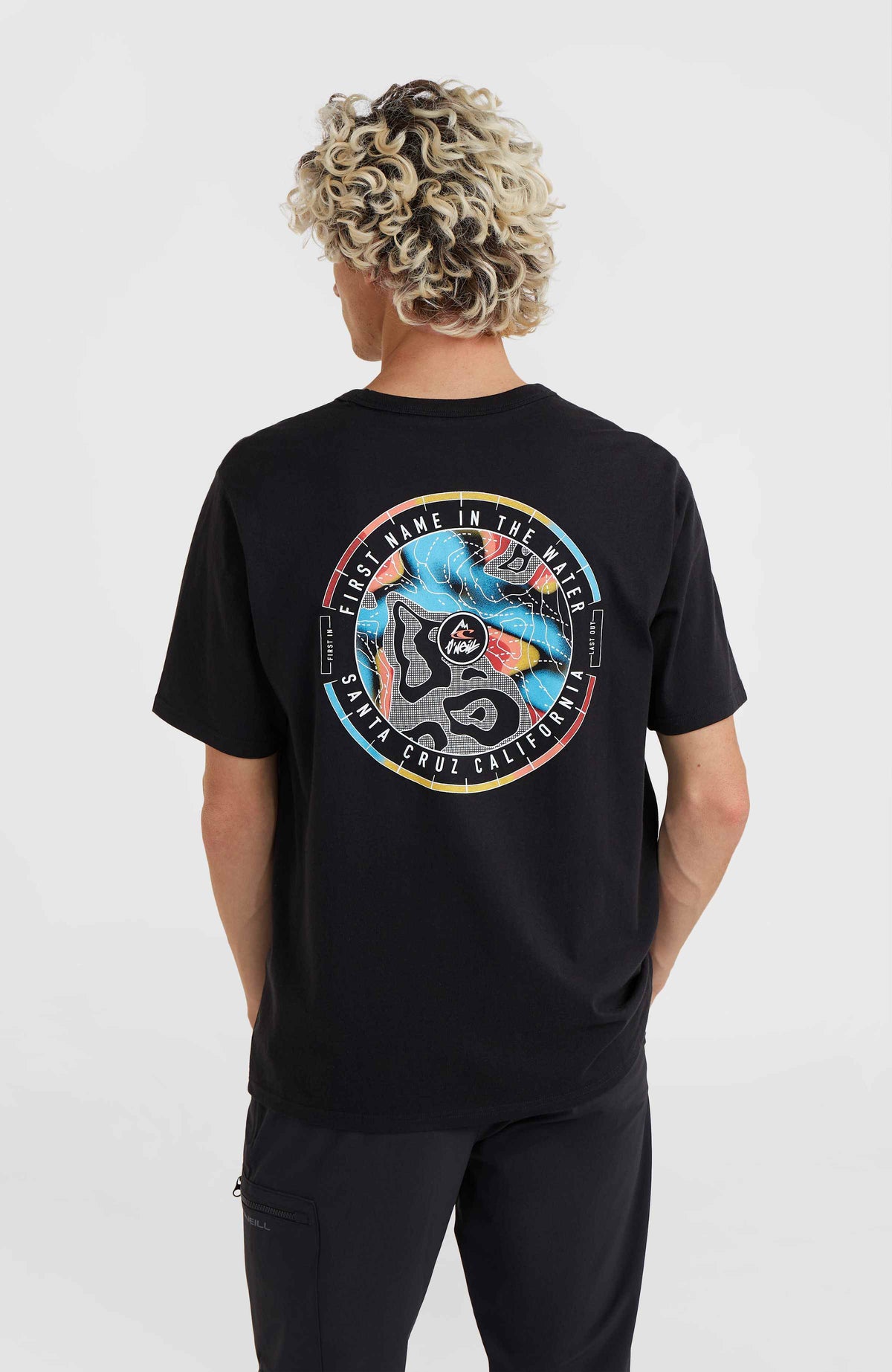 T-shirt O'Neill TRVLR Series Back Print Polygiene | Black Out