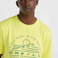 T-shirt Jack O'Neill Muir | Neon Yellow