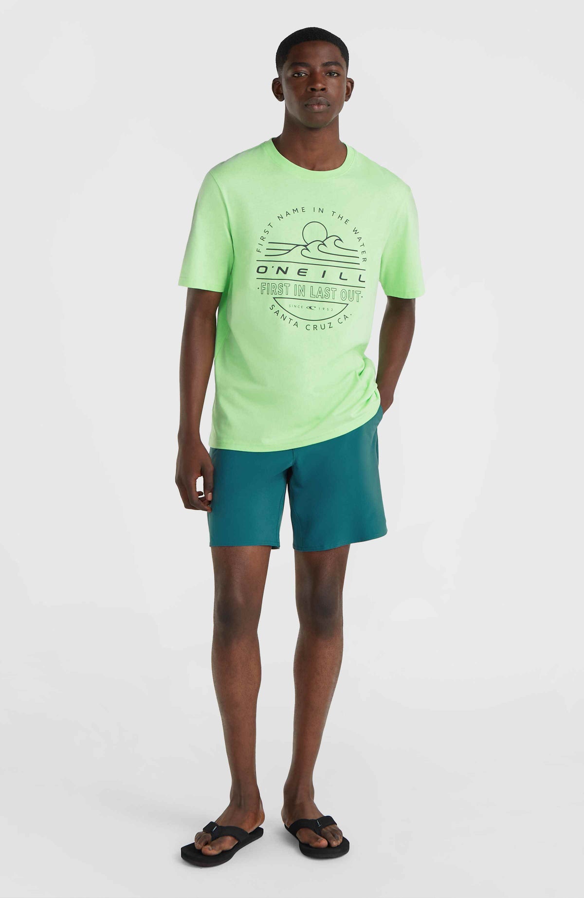 T-shirt Jack O'Neill Muir | Neon Green
