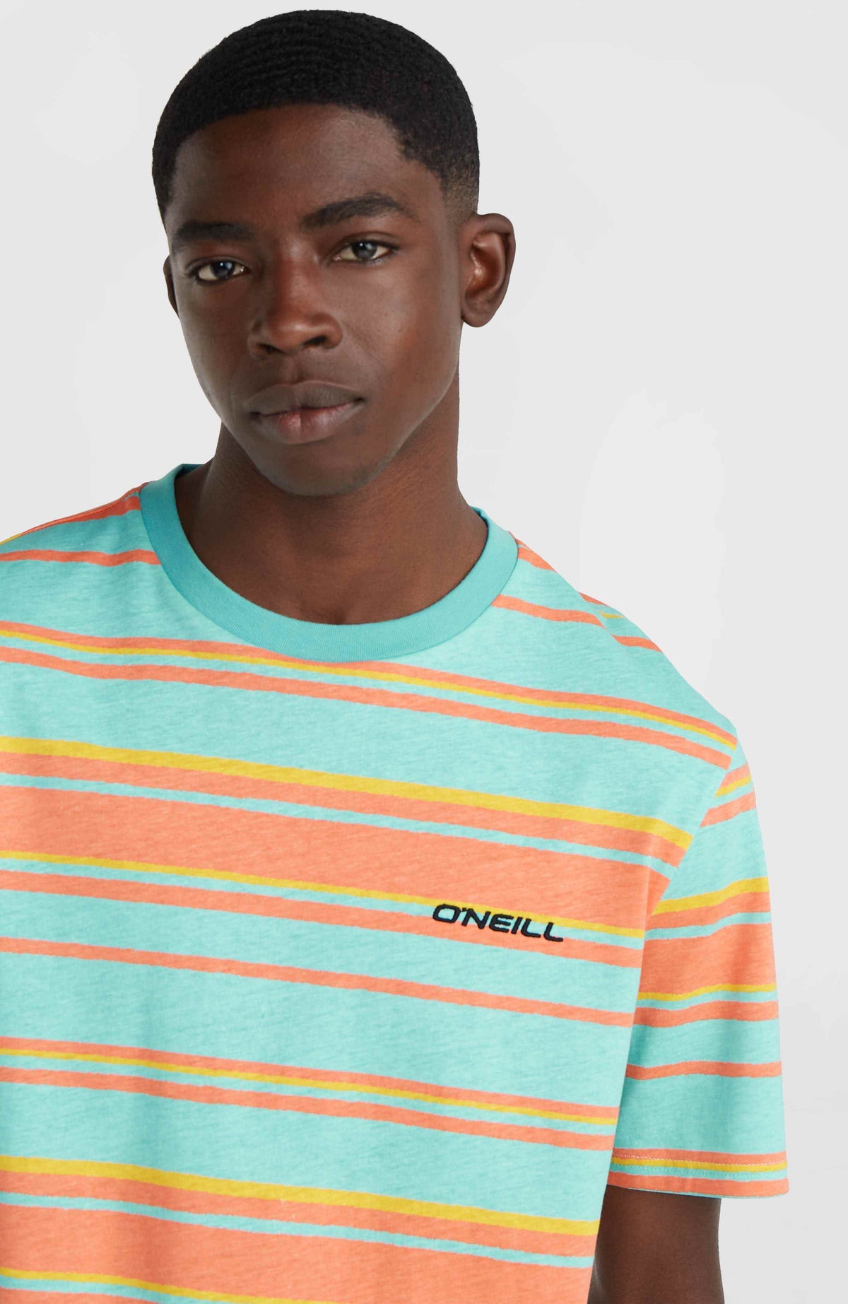T-shirt à rayures Mix and Match | Blue Neon Bold Stripes