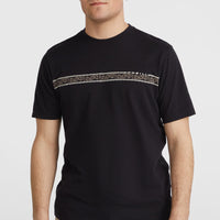 T-shirt Ikat Stripe | Black Out