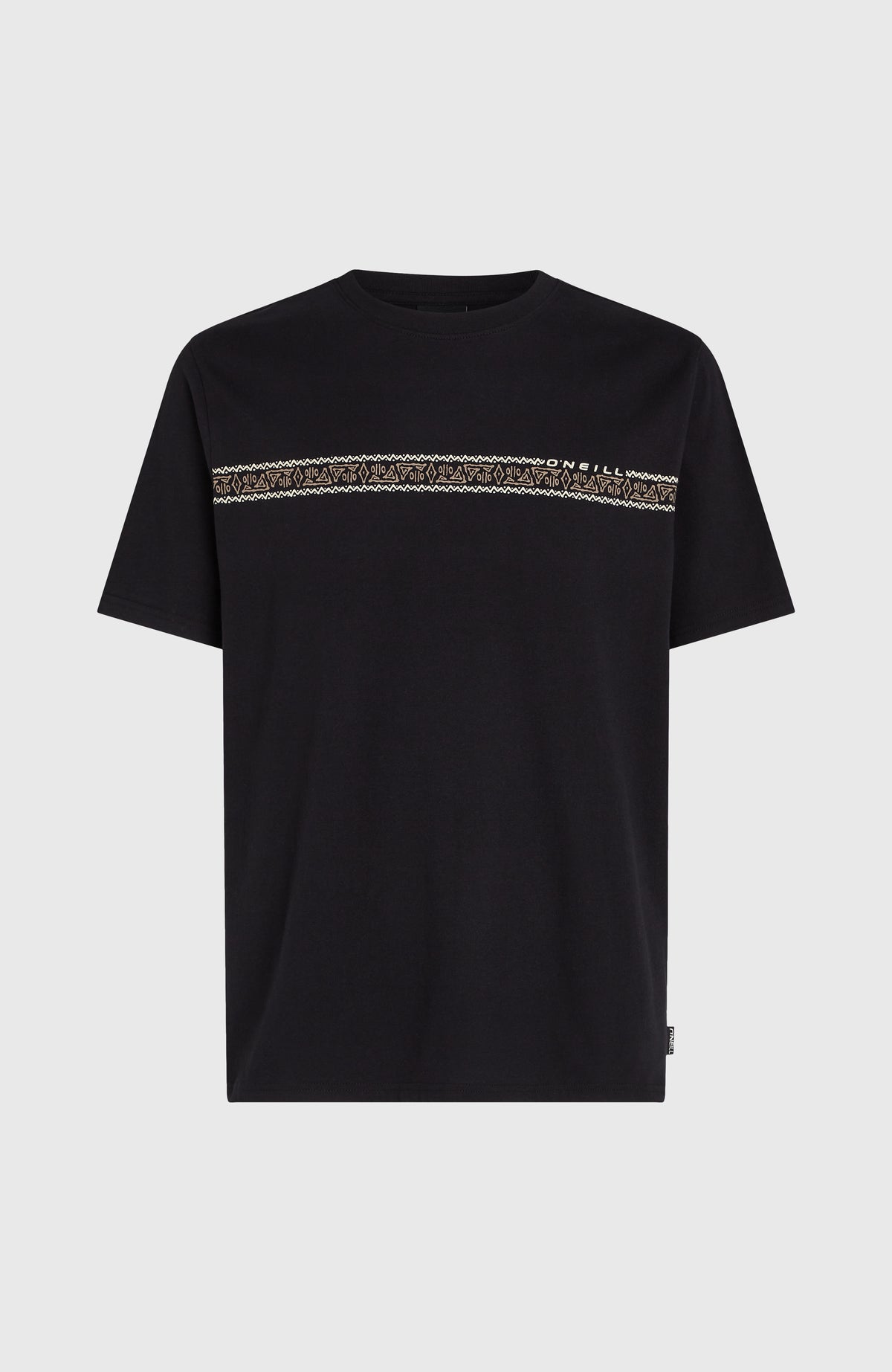 T-shirt Ikat Stripe | Black Out