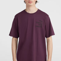 T-shirt Future Surf Society | Aubergine