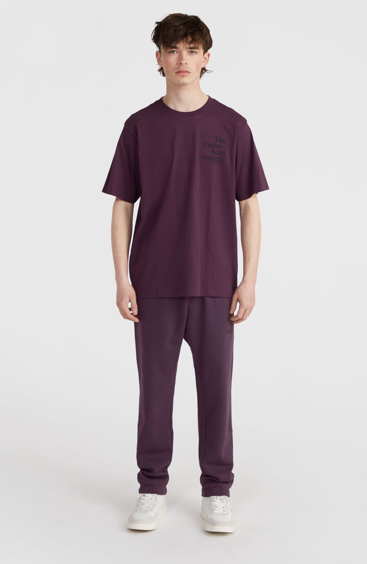 T-shirt Future Surf Society | Aubergine