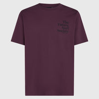 T-shirt Future Surf Society | Aubergine