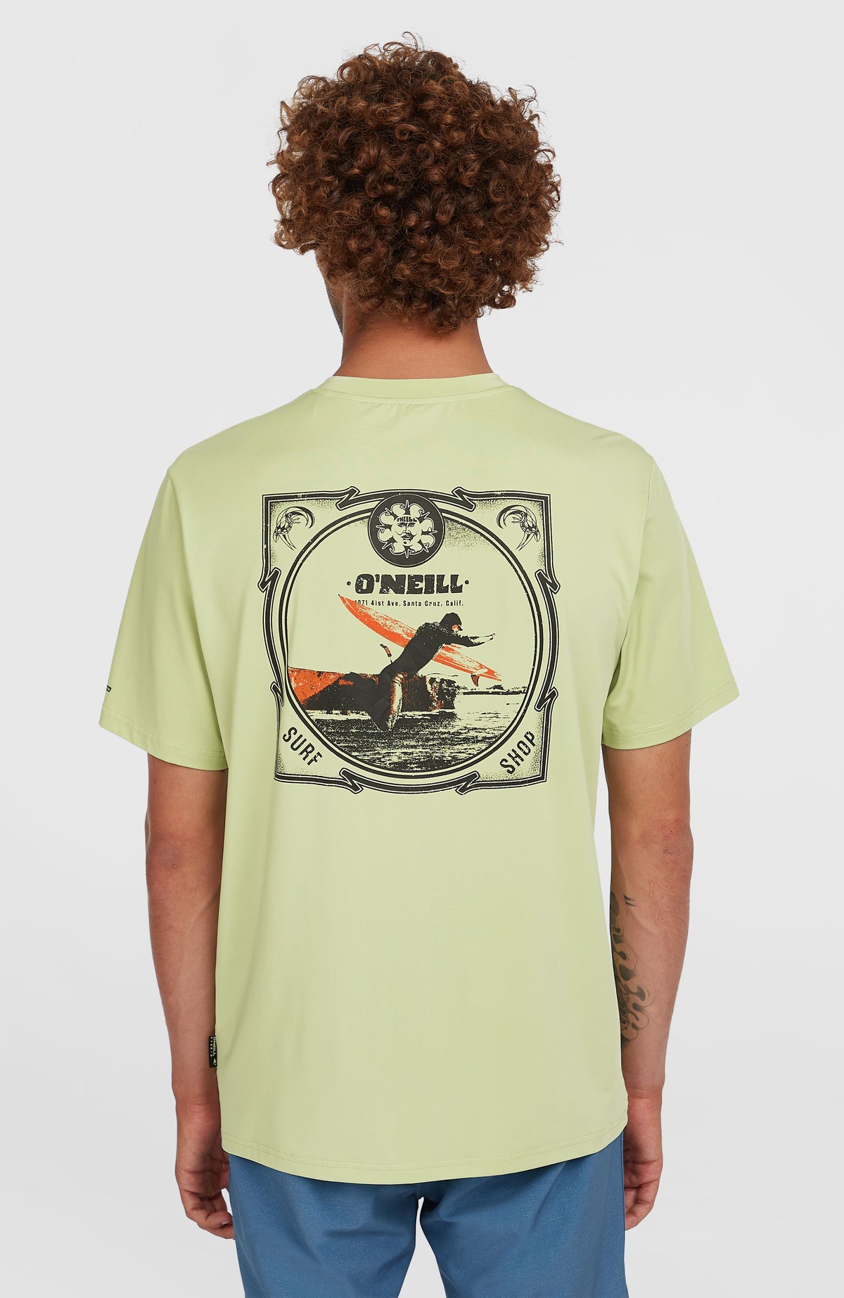 T-shirt O'Riginals Hybrid UPF 50+ Back Print | Ashton Leaf