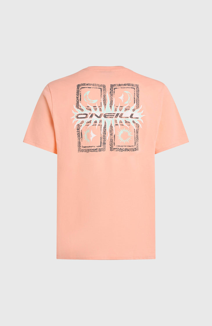 T-shirt Retro Graphic | Coral Pop