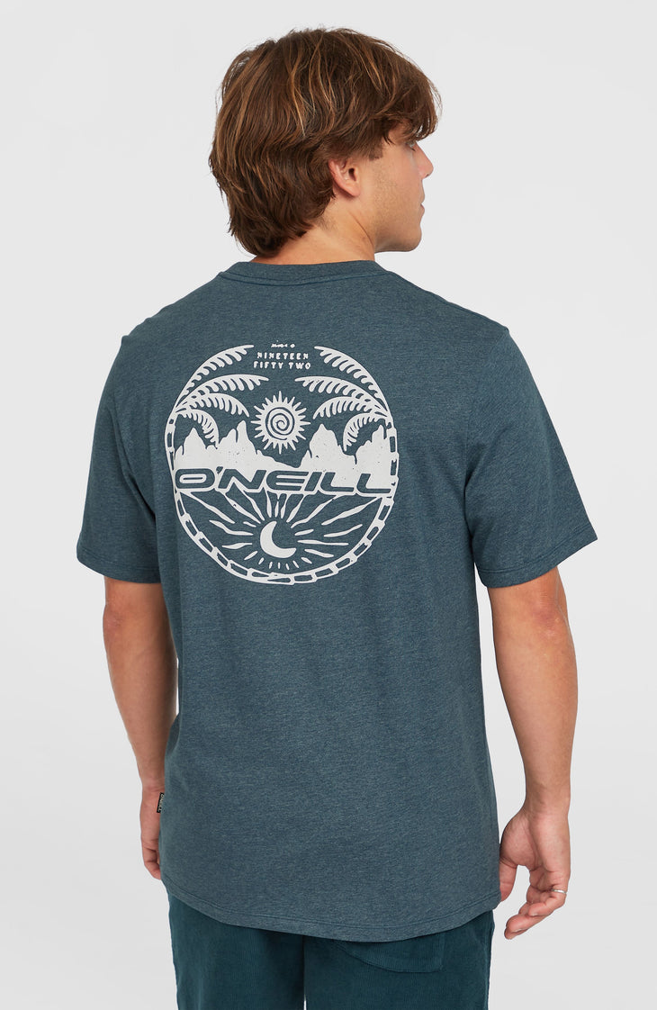 T-shirt Back Print | Alma Steel Melange