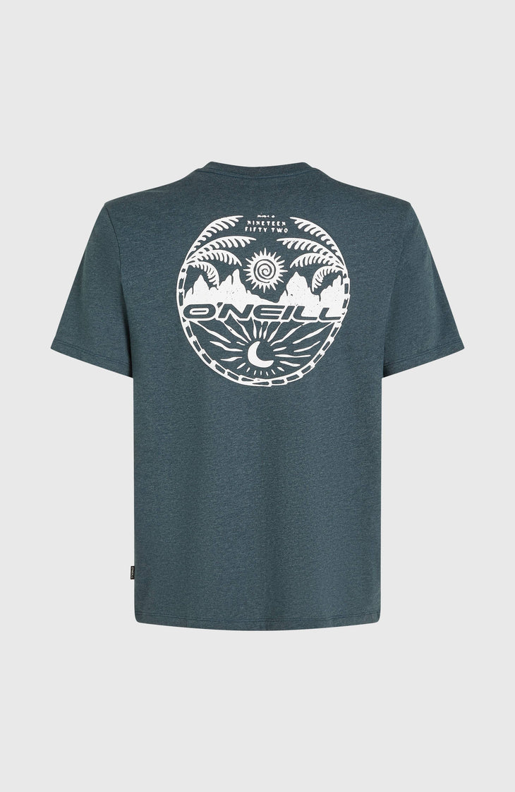 T-shirt Back Print | Alma Steel Melange