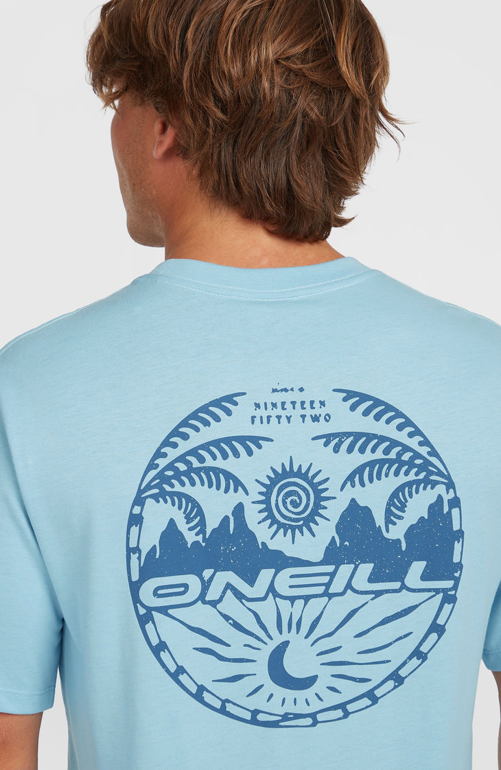 T-shirt Back Print | Morning Glory Melange